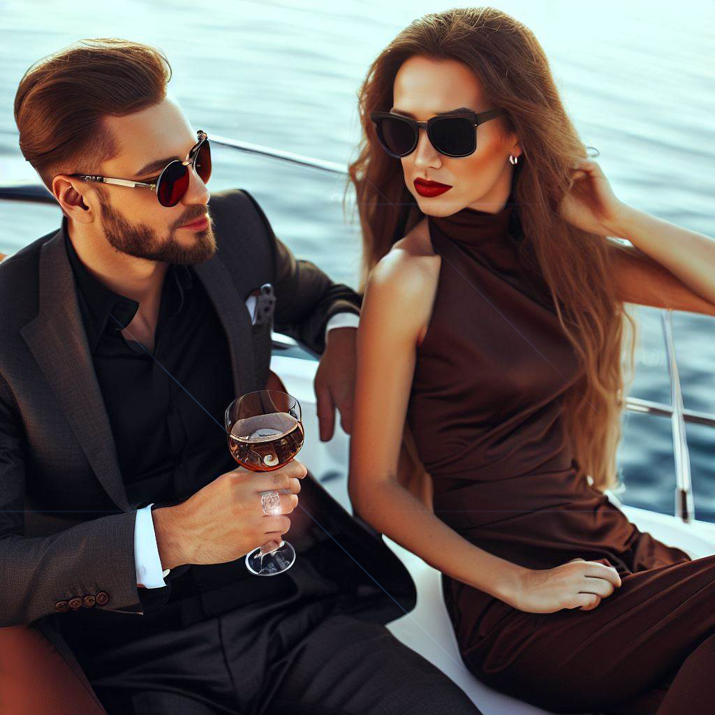 Esempio di look con anello Orbit di Alienite